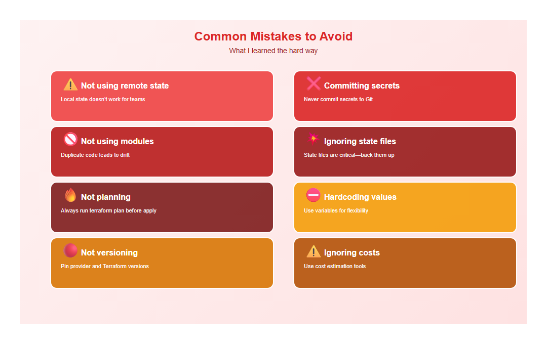Common Mistakes to Avoid