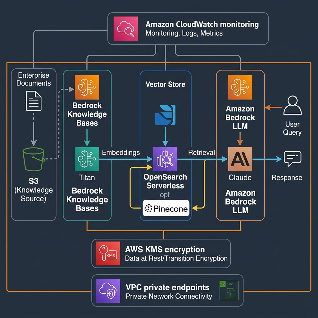 Amazon Bedrock RAG pipeline