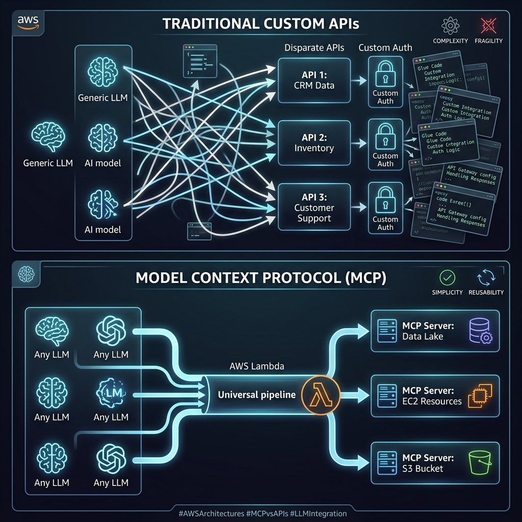 Comparison: Traditional APIs vs Model Context Protocol
